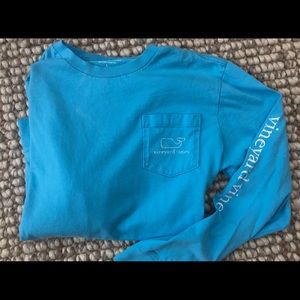 Long sleeve vineyard vines tee shirt youth large